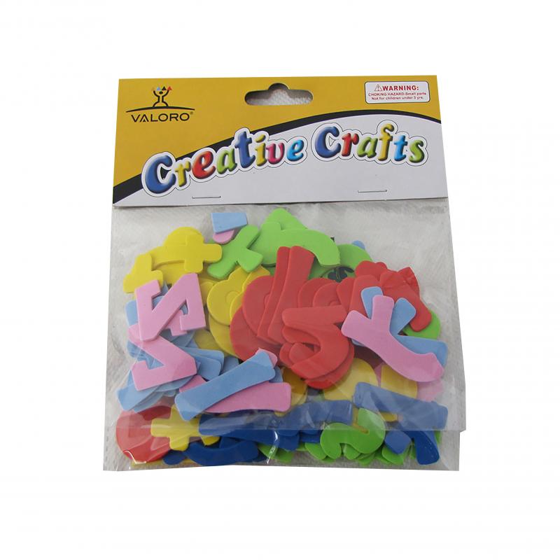 Układanka piankowa Creative Crafts - literki, cyferki, postacie, serduszka - MIX (10 sztuk)